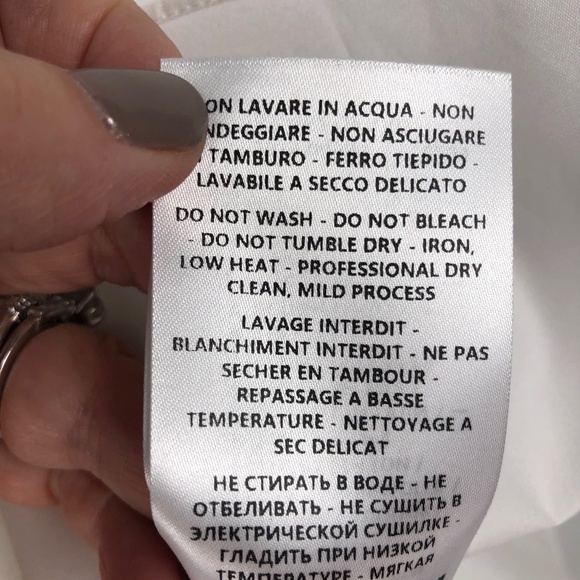 Alexander McQueen Ruffled Peplum Top Size 10/ NWT - Picture 11 of 11